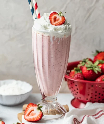 strawberry milkshake